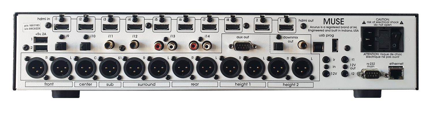 Acurus MUSE 16-channel immersive media processor 家庭影院十六聲道前級