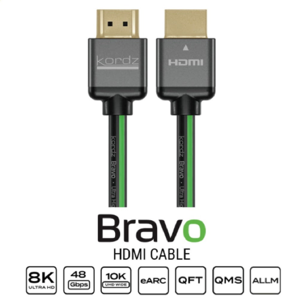 Kordz Bravo Ultra High Speed 48Gbps HDMI Cable (HDMI 傳輸線)