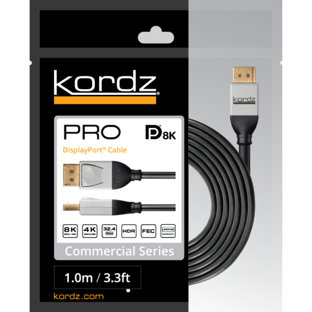 Kordz PRO Series 8K DisplayPortTM Cable (8K DP線)